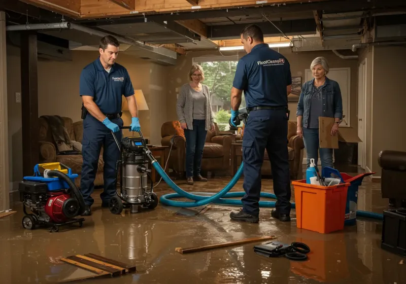 Basement Water Extraction and Removal Techniques process in Stafford, CT